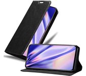 Funda Libro para Vivo V15 en NEGRO ANTRACITA - Cubierta Proteccion con Cierre Magnetico, Tarjetero y Funcion de Suporte - Etui Case Cover Carcasa