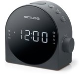 Muse M-185 CR radio Reloj Digital Negro