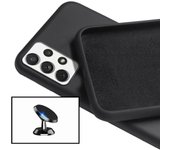 Kit de soporte de automóvil magnético + cubierta de silicona líquida
