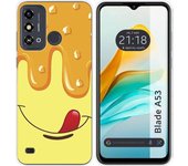 Funda Silicona ZTE Blade A53 Helado Vainilla