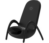 Cargador por Inducción QI 15W Carga Rápida y Segura Diseño Silla Negro