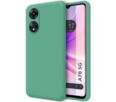 Funda Silicona Líquida Oppo A78 5G Verde