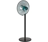Ventilador de Pie Alta Potencia 50W Bajo Nivel de Ruido Gran Caudal 40cm Negro