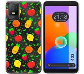 Funda Silicona Transparente TCL 403 Frutas 01