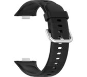 Correa De Silicona Superior Con Hebilla Compatible Con Huawei Watch Fit 3 - Negro