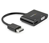 StarTech.com Adaptador DisplayPort a HDMI y VGA - 4K 60Hz