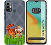 Funda Silicona Transparente Zte Blade A53 Pro Tigre