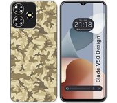 Funda Silicona Zte Blade V50 Design 4G Sand Camuflaje