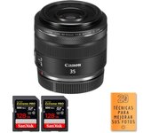 RF 35mm f/1.8 Macro IS STM + 2 SanDisk 128GB Extreme PRO UHS-II 300 MB/s + PDF  pulgadas pulgadas20 TÉCNICAS PARA ME