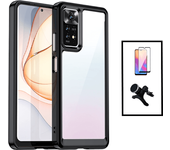Aluminate Kit Protección de airbag + 5d Fille Cubierta completa + soporte de automóvil reforzado mag