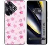 Funda Silicona Xiaomi Poco F6 5G Flores
