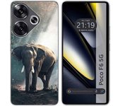 Funda Silicona Xiaomi Poco F6 5G Elefante