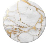 PopSockets Gold Lutz Marble Teléfono móvil/smartphone Oro, Color mármol