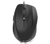 3DX-700081 Raton USB Ergonomico Con Cable Negro