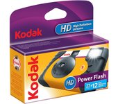 Kodak Power Flash 27+12 Cámara analógica compacta Negro, Amarillo