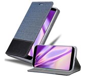 Funda Libro para Xiaomi BLACK SHARK en AZUL OSCURO NEGRO - Cubierta Proteccion con Cierre Magnetico, Tarjetero y Funcion de Suporte - Etui Case Cover Carcasa