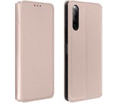 Funda Sony Xperia 10 2 libro billetera F. Soporte - Oro Rosa
