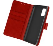 Funda Samsung Galaxy A51 Efecto Cocodrilo Solapa Tarjetero Soporte Vídeo Rojo