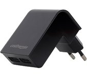 Gembird EG-U2C2A-02 cargador de dispositivo móvil Negro Interior