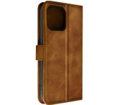 Funda para Apple iPhone 14 Pro Max Tarjetero, Soporte vídeo Tender Book Marrón