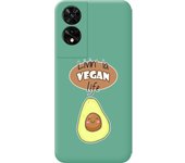 Funda Silicona Líquida Verde TCL 505 Vegan Life