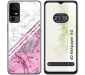 Funda Silicona TCL 40 NXTPAPER 5G Mármol 03