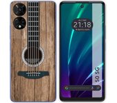 Funda Silicona TCL 50 5G Madera 11