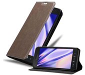 Funda Libro para Samsung Galaxy XCover 4s en MARRoN CAFe - Cubierta Proteccion con Cierre Magnetico, Tarjetero y Funcion de Suporte - Etui Case Cover Carcasa