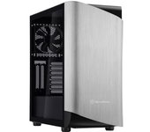 Silverstone SETA A1 Midi Tower Negro, Plata