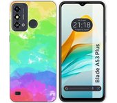 Funda Silicona ZTE Blade A53 Plus Acuarela 03