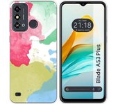 Funda Silicona ZTE Blade A53 Plus Acuarela 02