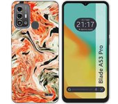 Funda Silicona Zte Blade A53 Pro Mármol 12