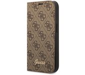 Funda Folio para iPhone 14 Pro Printed 4G Trendy Marrón