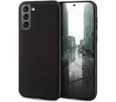 Minimalist Series Funda Silicona para Samsung S21, Samsung S21 5G, Negra con Acabado Mate, Cover Car