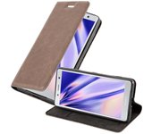 Funda Libro para Sony Xperia XZ2 en MARRoN CAFe - Cubierta Proteccion con Cierre Magnetico, Tarjetero y Funcion de Suporte - Etui Case Cover Carcasa