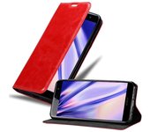 Funda Libro para Sony Xperia XZ2 PREMIUM en ROJO MANZANA - Cubierta Proteccion con Cierre Magnetico, Tarjetero y Funcion de Suporte - Etui Case Cover Carcasa