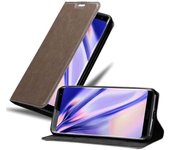 Funda Libro para Sony Xperia XZ3 en MARRoN CAFe - Cubierta Proteccion con Cierre Magnetico, Tarjetero y Funcion de Suporte - Etui Case Cover Carcasa