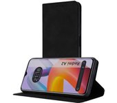 Funda Polipiel con Tarjetero Xiaomi Redmi A2 Negra