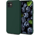 Lifestyle. Funda para iPhone 12 Mini, Verde Oscuro - Cover Carcasa de Silicona Líquida con Acabado M