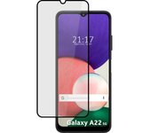 Protector Cristal Templado Completo 5D Full Glue Negro para Samsung Galaxy A22 5G Vidrio