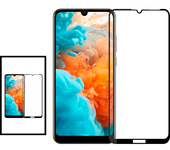 Kit 2 Película de vidrio templado 5D Cubierta completa para Huawei Y5 2019