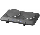 Taurus Volcano Duo Negro, Acero inoxidable Encimera 120 cm Hornillo eléctrico / Placa eléctrica 2 zo