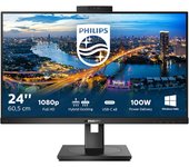 Philips B Line 243B1JH/00 pantalla para PC 60,5 cm (23.8 pulgadas pulgadas) 1920 x 1080 Pixeles Full HD LCD Negro