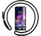 Funda Colgante Motorola Moto G54 5G Cordon Negro