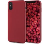 Lifestyle. Funda para iPhone X y iPhone XS, Rosa Vintage - Cover Carcasa de Silicona Líquida con Aca