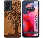 Funda Silicona Motorola Moto G04 / G24 Cuero 03