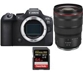 EOS R6 Mark II ( R6II ) + RF 24-70mm f/2.8 L IS USM + 1 SanDisk 64GB Extreme PRO UHS-II SDXC 300 MB/