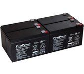 FirstPower Batería de GEL para SAI APC RBC24 7Ah 12V