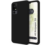 Funda Silicona TCL 40 NXTPAPER 5G Negra