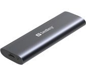 Sandberg USB 3.2 Case for M.2+NVMe SSD Caja externa para unidad de estado sólido (SSD) Negro
